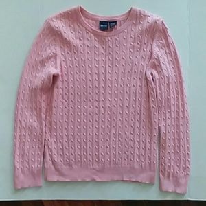 Cute PINK Basic Editions Sweater. SZ M